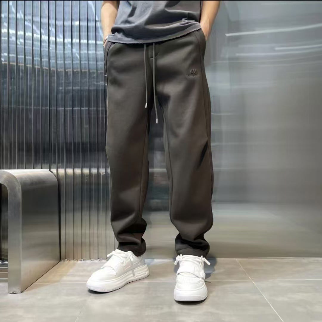 Loose Straight Track Sweatpants Casual Long Pants Men