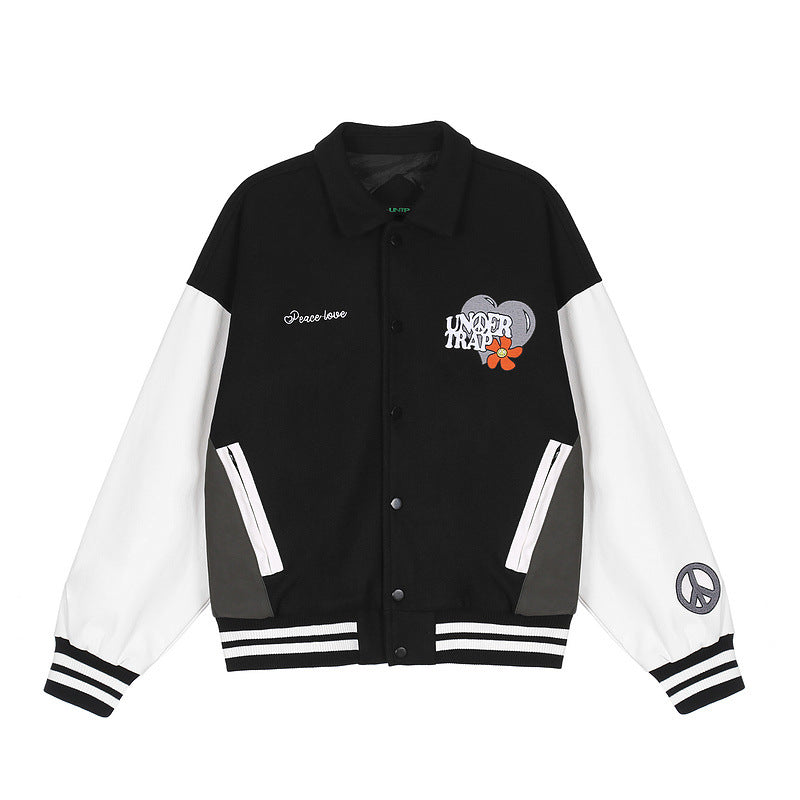 Coat Men And Women Trendy Brand Couple Wear High Street Loose