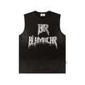 Street Letters Printed Casual Vest