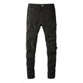 Jeans Men's High Street Fashion Brand Street Ripped Jeans