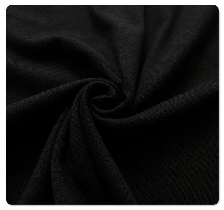 Skull Printed Cotton High Street Loose Short-sleeved T-shirt For Men