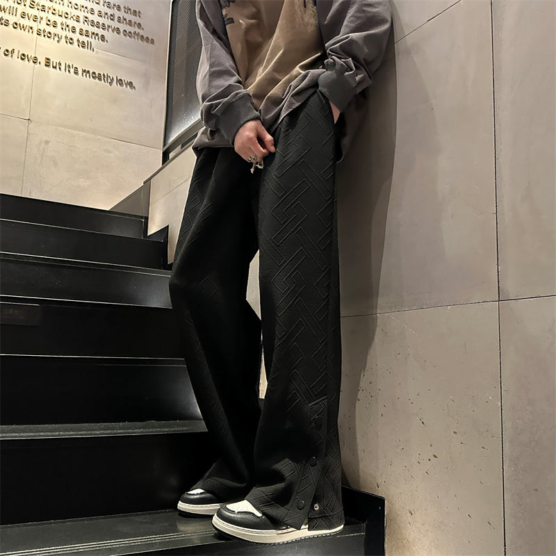 Slouchy Drop Premium Feeling Gray Sweatpants For Men